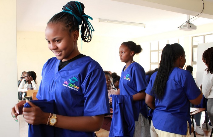 Students in a classroom setting