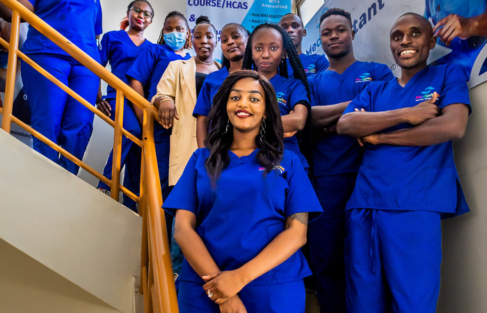 Students in a classroom setting